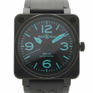 Bell & Ross Aviation BR01-92-SBlu Black Dial Men's Watch